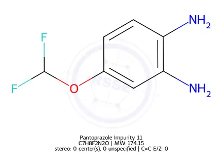 Chemical structure of Pantoprazole impurity 18