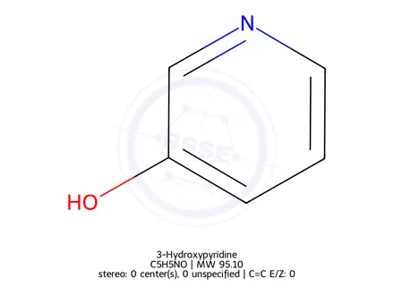 Chemical structure of 3-Hydroxypyridine