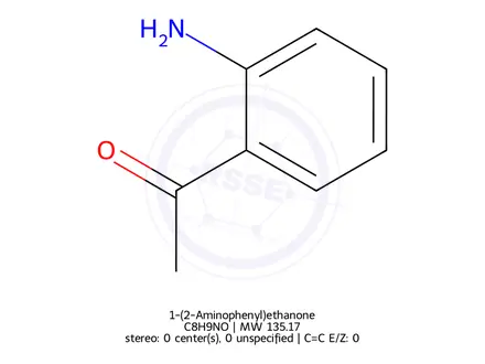 Chemical structure of 1-(2-Aminophenyl)ethanone