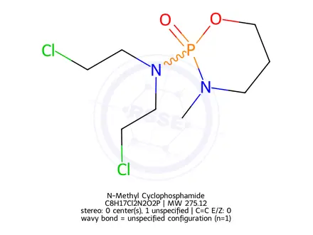 Chemical structure of Cyclophosphamide EP Impurity B