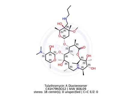 Chemical structure of Tulathromycin A Diastereomer