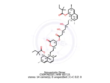 Chemical structure of Simvastatin Dimer