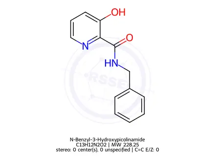 Chemical structure of N-Benzyl-3-Hydroxypicolinamide