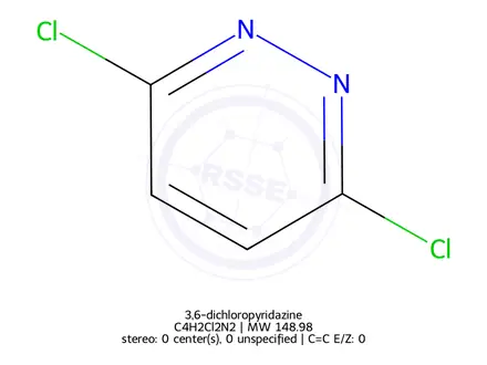 Chemical structure of 3,6-dichloropyridazine