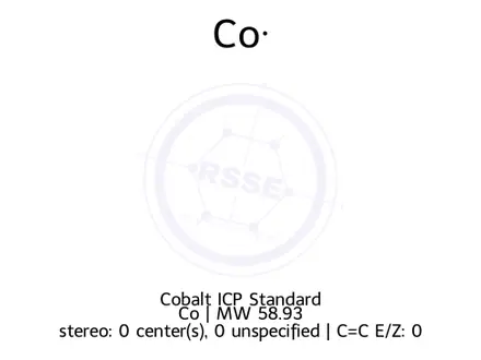 Chemical structure of Cobalt ICP Standard