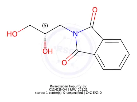 Chemical structure of Rivaroxaban Impurity 82