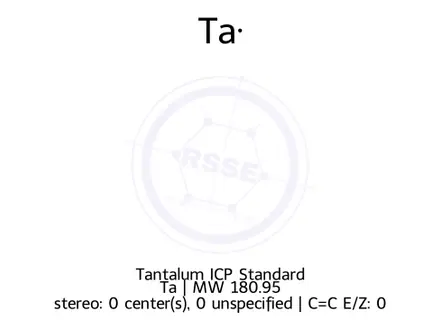 Chemical structure of Tantalum ICP Standard