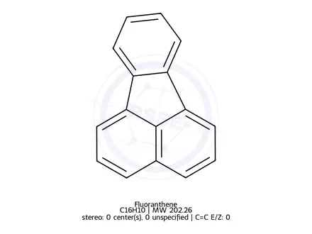 Chemical structure of Fluoranthene