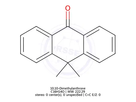 Chemical structure of 10,10-Dimethylanthrone