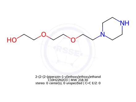 Chemical structure of 2-(2-(2-(piperazin-1-yl)ethoxy)ethoxy)ethanol