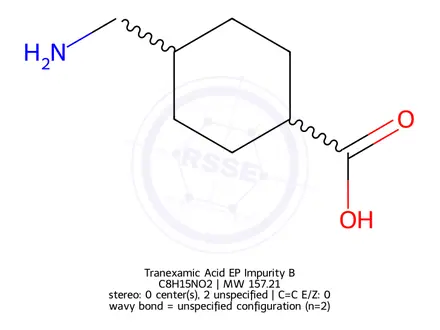 Chemical structure of Tranexamic Acid EP Impurity B
