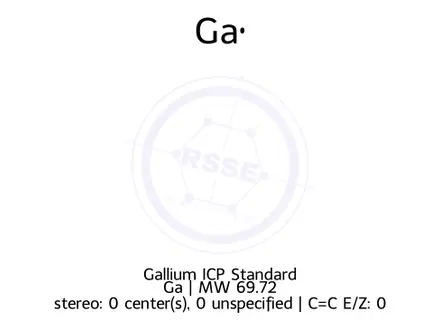 Chemical structure of Gallium ICP Standard