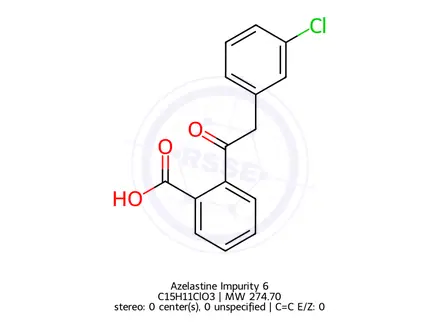 Chemical structure of Azelastine Impurity 6