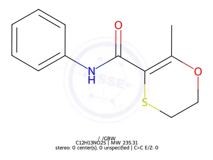Chemical structure of Carboxin