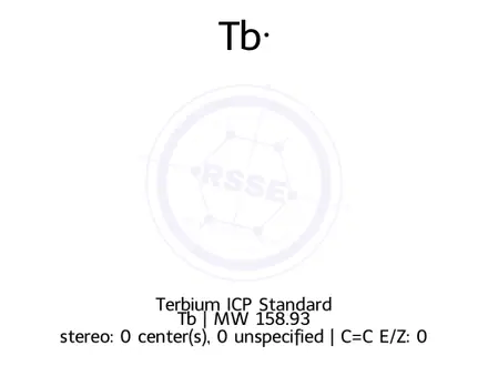 Chemical structure of Terbium ICP Standard
