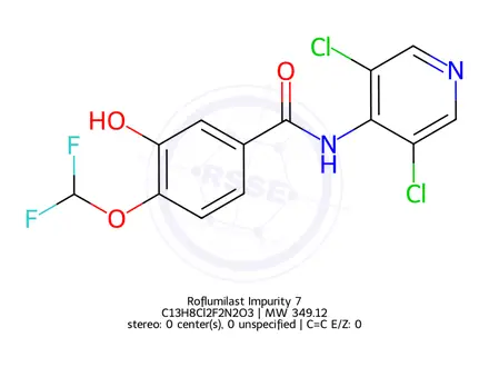 Chemical structure of Roflumilast Impurity 7