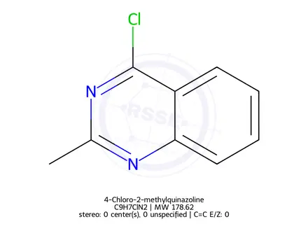Chemical structure of 4-Chloro-2-methylquinazoline