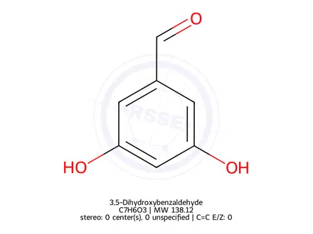 Chemical structure of 3,5-Dihydroxybenzaldehyde