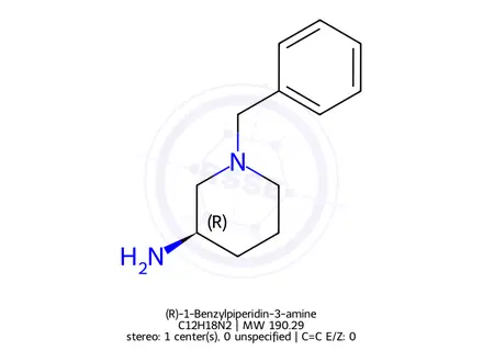 Chemical structure of (R)-1-Benzylpiperidin-3-amine