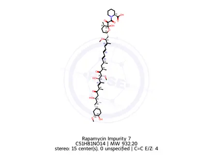 Chemical structure of 34-Hydroxy Sirolimus