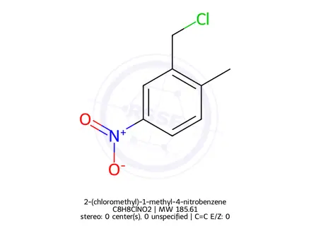 Chemical structure of 2-(chloromethyl)-1-methyl-4-nitrobenzene