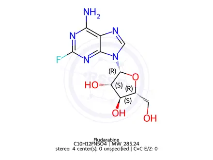 Chemical structure of Fludarabine