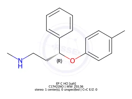 Chemical structure of Atomoxetine EP Impurity C HCl