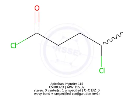 Chemical structure of Apixaban Impurity 115