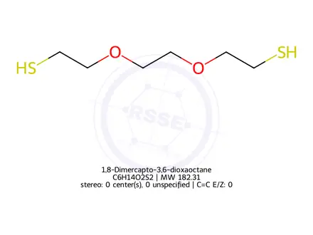 Chemical structure of 1,8-Dimercapto-3,6-dioxaoctane