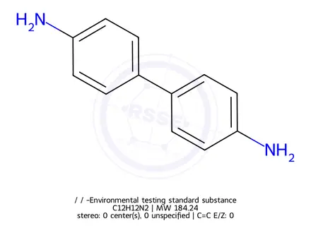 Chemical structure of Benzidine