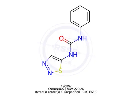 Chemical structure of Thidiazuron