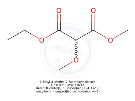 Chemical structure of 1-Ethyl 3-Methyl 2-Methoxymalonate