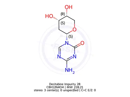 Chemical structure of Decitabine Impurity 28