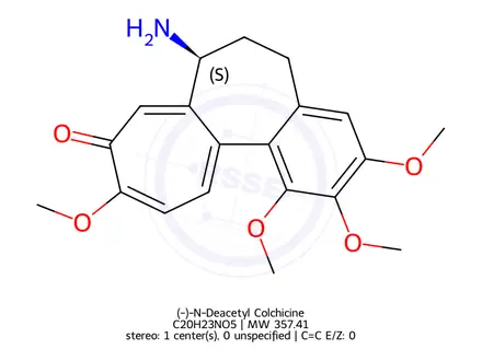 Chemical structure of N-Desacetyl Colchicine