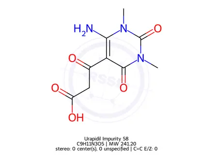 Chemical structure of Urapidil Impurity 58