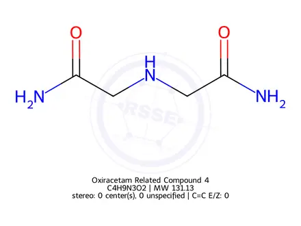 Chemical structure of 2,2'-azanediyldiacetamide