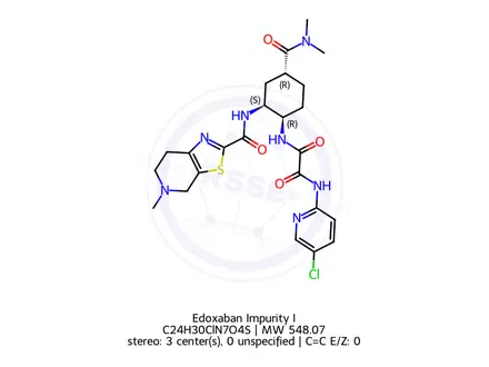 Chemical structure of Edoxaban Impurity 9