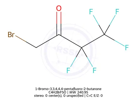 Chemical structure of 1-Bromo-3,3,4,4,4-pentafluoro-2-butanone