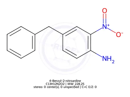 Chemical structure of 4-Benzyl-2-nitroaniline