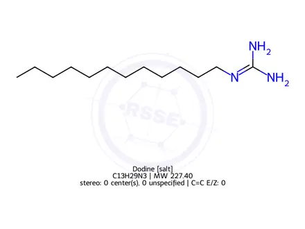 Chemical structure of Dodine