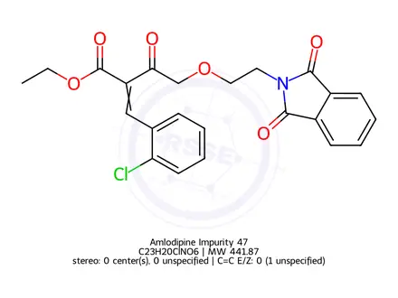 Chemical structure of Amlodipine Impurity 47