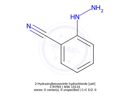 Chemical structure of 2-Hydrazinylbenzonitrile hydrochloride
