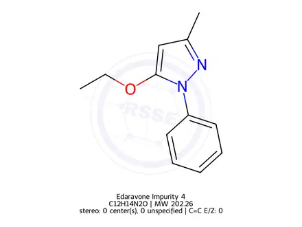 Chemical structure of Edaravone Impurity 4