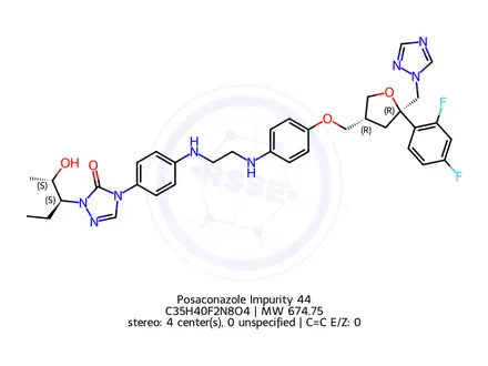 Chemical structure of Posaconazole Impurity 88