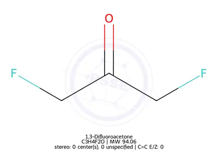 Chemical structure of 1,3-Difluoroacetone