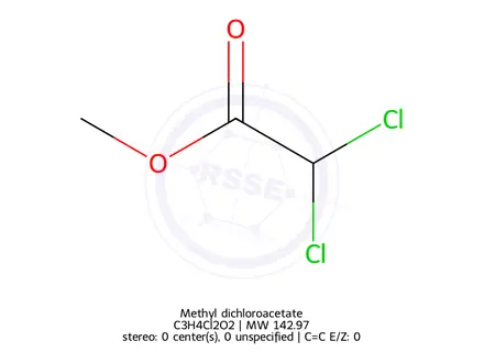 Chemical structure of Methyl dichloroacetate