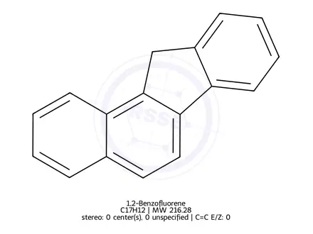Chemical structure of 1,2-Benzofluorene