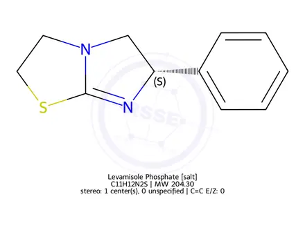 Chemical structure of Levamisole