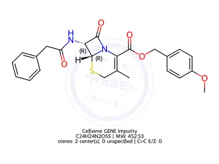 Chemical structure of 7-ADCA Impurity 1