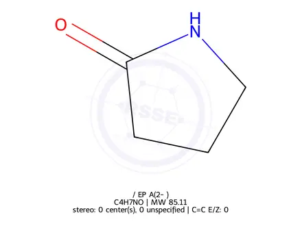 Chemical structure of 2-Oxo-4-butyrolactam